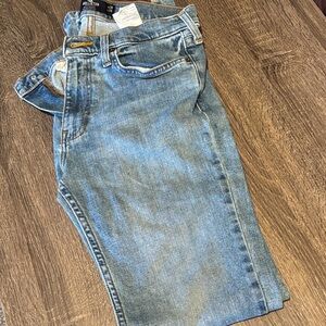 Hollister Blue Denim Jeans 28x34. Like new.